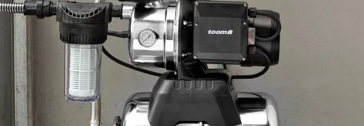 Hauswasserwerk mit Druckkessel und Filter